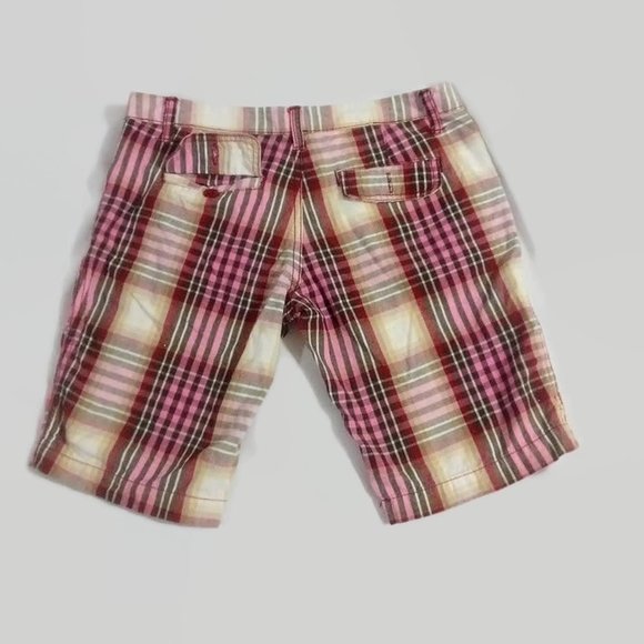Jezebel Plaid Bermuda Short Size 1 - Picture 3 of 4